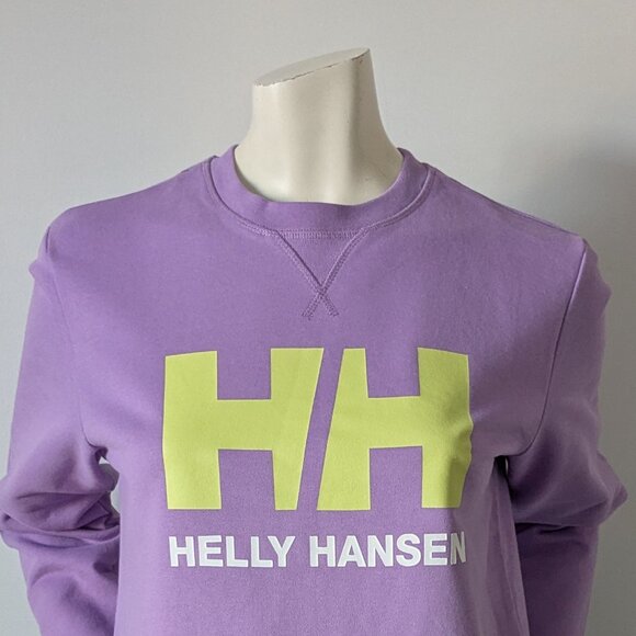 Helly Hansen - Women's Logo Crew Lilac Sweatshirt - Size M (NWT) - Picture 2 of 6